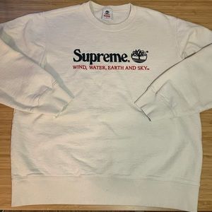 Supreme x Timberland crewneck sweatshirt